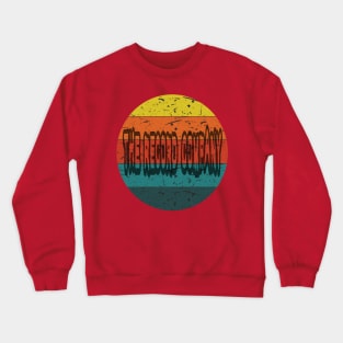 retro The Record Company Crewneck Sweatshirt